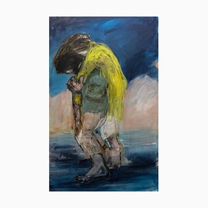 Laurence Forbin, Exode, 2023, Oil on Canvas