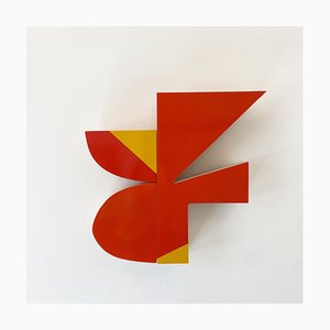 Scott Troxel, Flashe, 2023, aerosol acrílico sobre álamo