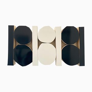 Scott Troxel, Navy White, 2023, Spray Acryl auf Pappel