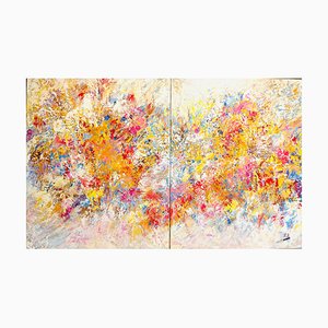 Nicole Azoulay, Terre et Mer, 2022, Acrylic on Canvas