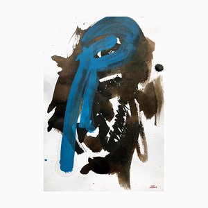 Frédérick Mazoir, Visiting 9, 2023, Mixed Media on Paper