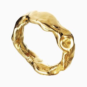 Gold Coated Resin Bangle by Philippe Cramer, 2010