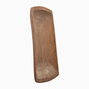 Cuenco de madera Wabi Sabi primitivo, siglo XIX