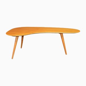 Tavolino da caffè a forma di rene/boomerang attribuito a Willy Van Der Meeren, anni '70