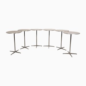 Wooden Dining Table Set in White from Fritz Hansen, Set of 6
