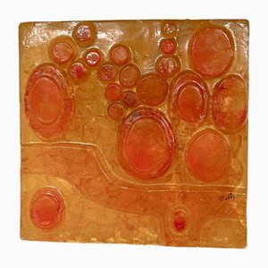 Pop-Art Wandskulptur von Matius, Frankreich, 1970er