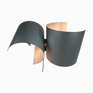 Lámpara ajustable de pared plateada de Giuliano Cesari para Nucleo Sormani, Italia, años 60