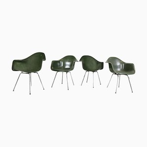 Sedie da pranzo Dax attribuite a Charles & Ray Eames per Herman Miller, 1955, set di 4