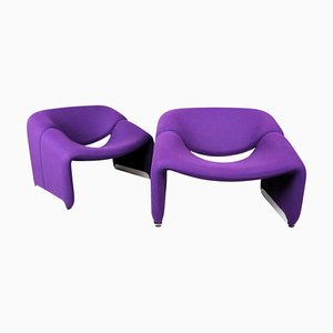Set of F598 Groovy Armchairs attributed to Pierre Paulin for Artifort, 1990s
