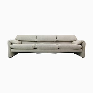 Maralunga 3-Seater Sofa by Vico Magistretti for Cassina, 1970s