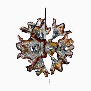 Lámpara de araña de Murano Sputnik, Italia, años 60