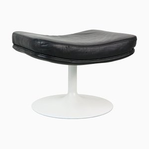 Repose-Pieds Tulip P588 en Cuir et Acier Série F500 par Geoffrey Harcourt pour Artifort, 1960s