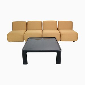 Sedie Amanta 24 di Mario Bellini per C&B, Italia, anni '70, set di 5