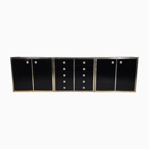 Black Lacquered Sideboard by Renato Zevi, 1970