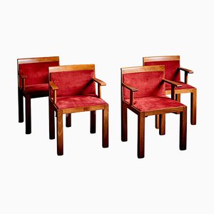 Teatro Chairs by Aldo Rossi for Molteni, 1980s, Set of 4