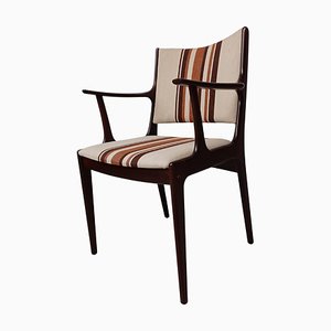 Mahogany Armchair by Johannes Andersen for Uldum Møbelfabrik, Restored with Customizable Reupholstery, 1960s