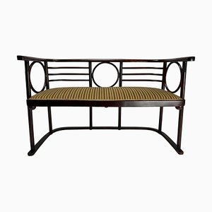 Divano Mod. Pipistrello attribuito a Josef Hoffmann per Kohn, anni '10