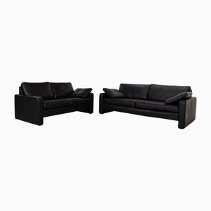 Set of Conseta Leather Sofa Set from Cor