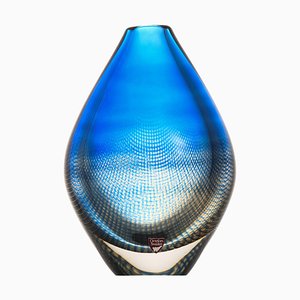 Vase en Verre par Sven Palmqvist, 1950s