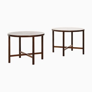 Console Table in Wengé and Aluminum by Torsten Thorup & Claus Bonderup, 1950s