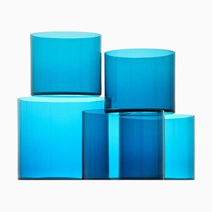 Glass Vases by Kaj Franck, 1950s, Set of 5