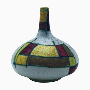 Italienische Vintage Terrakotta Vase von Guido Gambone, 1950er