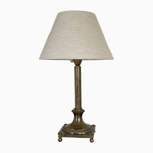 Böhlmarks Brass Column Table Lamp. 1930s