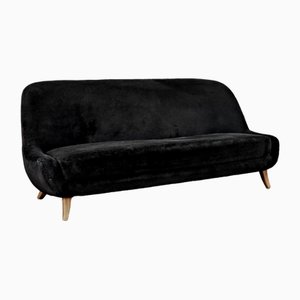 Sofa in Boucle Fabric attributed to Flemming Lassen, 1940s