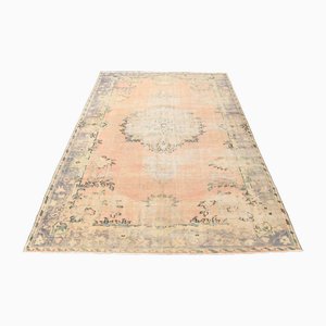 Vintage Pastell Teppich aus Wolle