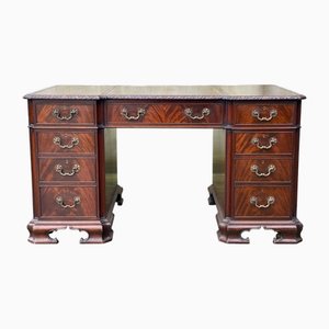 Escritorio Chippendale de caoba, siglo XIX, década de 1860