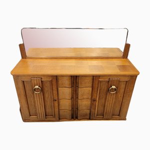 Vintage French Sideboard in Oak by Charles Dudouyt, 1940