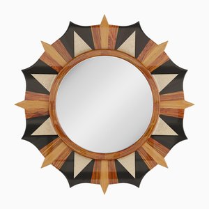 Mid-Century Modern Wood Cleo Mirror by Hommés Studio