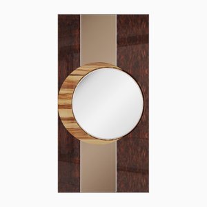 Moderner Mid-Century Holz Elyse Spiegel von Hommés Studio