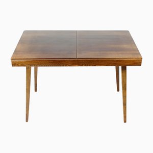 Extendable Dining Table in Walnut by Tatra, Czechoslovakia, 1960s