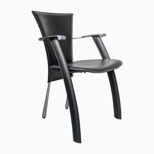 Italienischer Ledersessel von Stine Line, 1990er