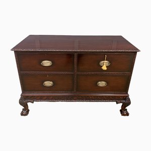 Grand Commode Style Chippendale en Acajou, 1890