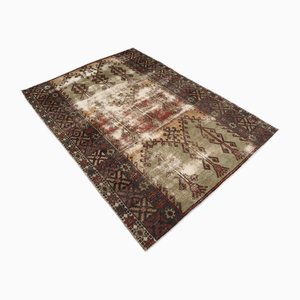 Vintage Cotton and Wool Rug