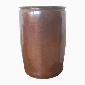 Pot Antique Style Industriel en Grès, 1890s