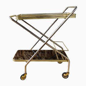Vintage Bar Cart with Wheels, 1960s