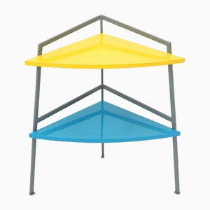 Corner Two-Shelf Table, 1980s