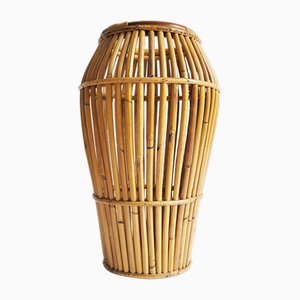 Mid-Century Italian Bamboo Umbrella Stand by Franco Albini for Vittorio Bonacina, 1960s