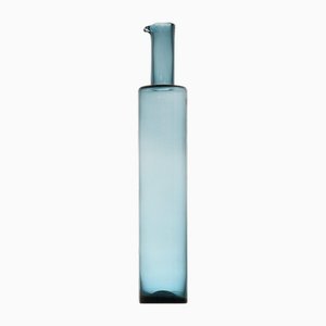 Vase en Verre Bleu par Nanny Still, 1950s