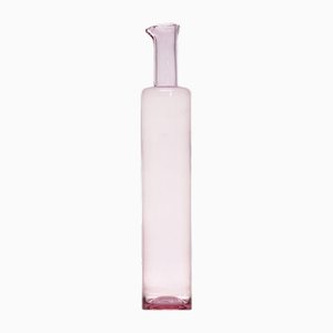 Vase en Verre Rose par Nanny Still, 1950s