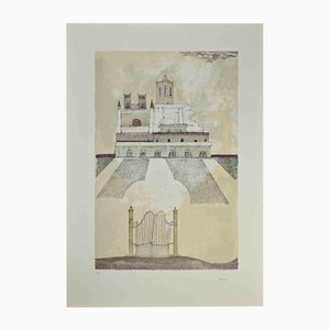 Ossi Czinner, Cathedral of Tarragona, Lithograph, 1970s