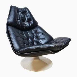 Vintage Swivel Armchair by Geoffrey Harcourt F588 for Artifort, 1970s