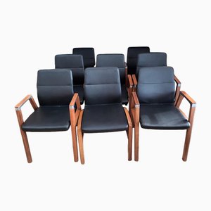 Vintage Dining Chairs by Sven Christiansen, 1990s, Set of 8