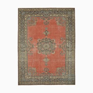 Vintage Middle Eastern Hand-Knotted Rug