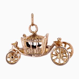 9 Karat Yellow Gold Pendant, 1960s
