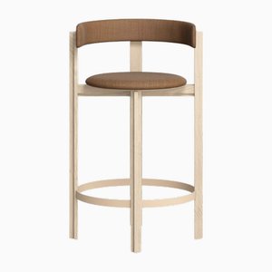 White Stained Oak Principal Bar Chair by Bodil Kjaer for Karakter