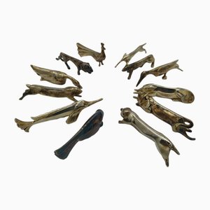 Gallia Knife Holder Set by Luc Lanel for Christofle, 1930s